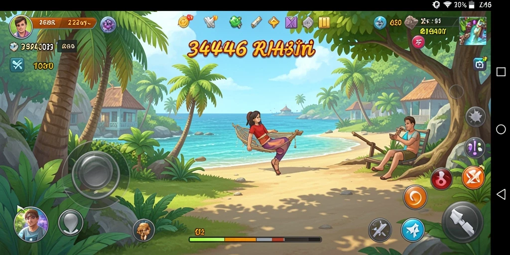 Tampilan gameplay santai yang menarik dari 3446.