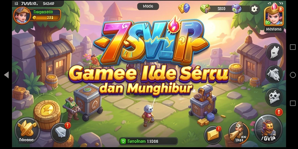 Screenshot gameplay 7SVIP menampilkan keseruan dan inovasi dalam game Idle.