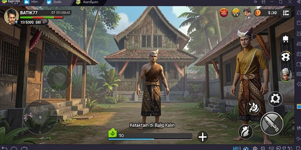 Gameplay seram dalam BATIK77 dengan suasana mencekam.