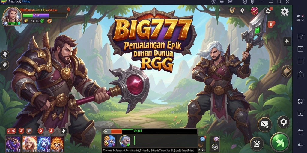 Tampilan gameplay <strong>BIG777</strong> menampilkan aksi pertarungan yang mendebarkan dan karakter yang hidup.