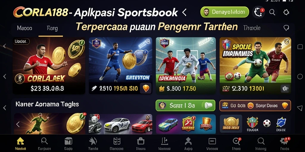 Tampilan screenshot utama CORLA188 menampilkan antarmuka taruhan yang menarik dan interaktif.
