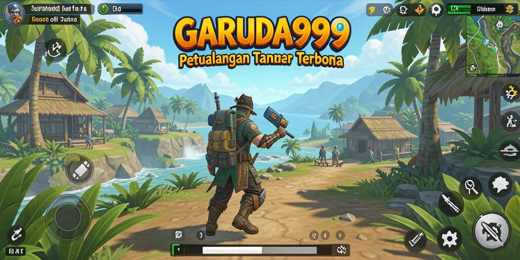 Tampilan menakjubkan dari gameplay GARUDA999 di dunia terbuka.