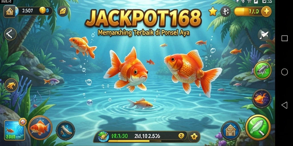Gameplay menarik saat menangkap berbagai jenis ikan di JACKPOT168.
