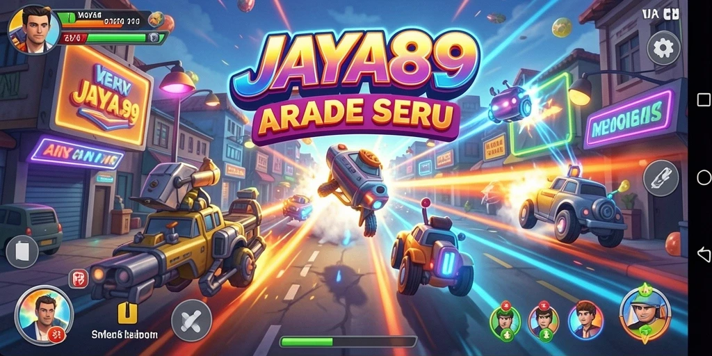 Tangkapan layar JAYA89 menampilkan aksi seru dalam permainan Arcade.