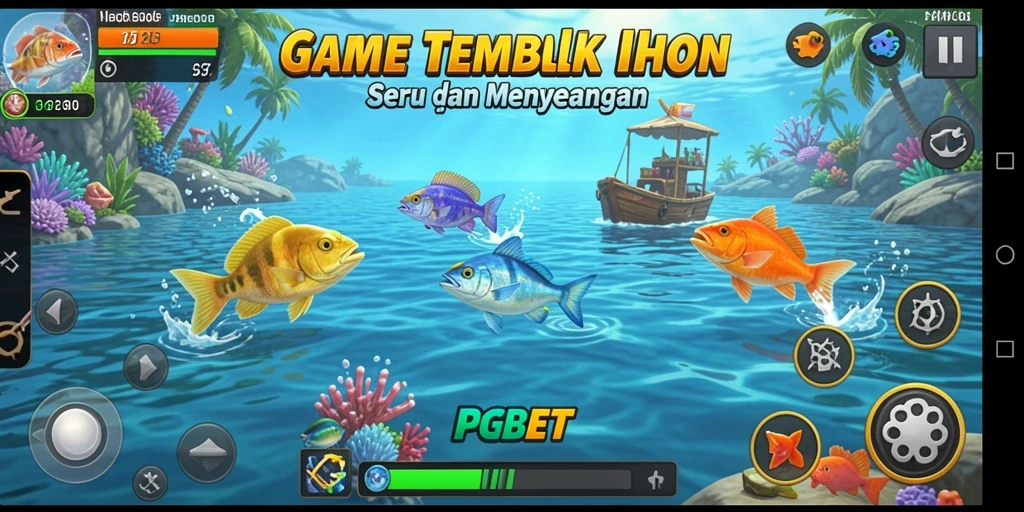 Tampilan gameplay PGBET yang seru saat menembak ikan.