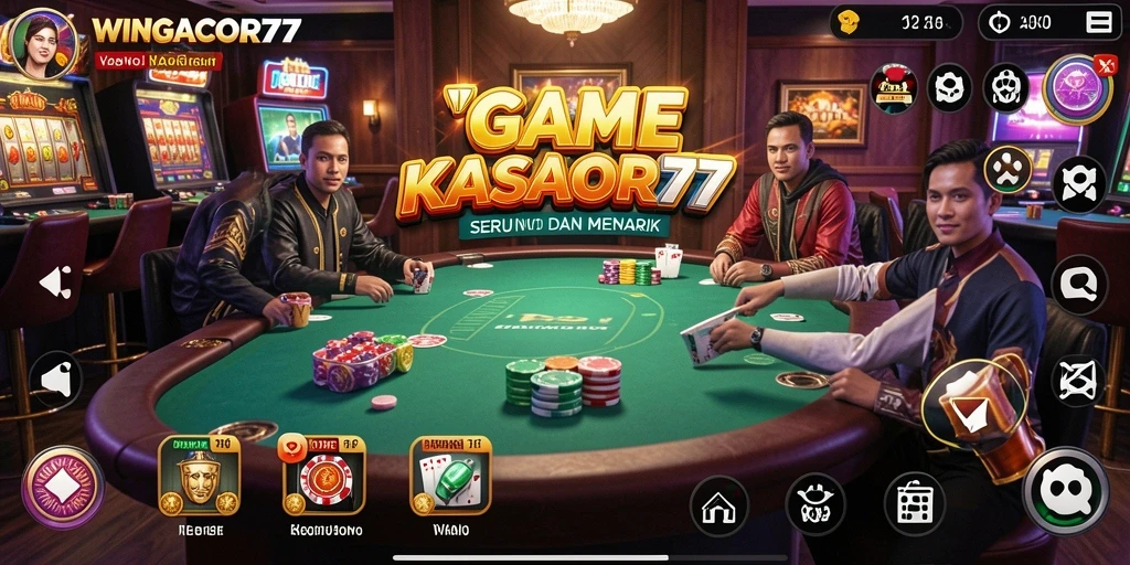 Tampilan menarik dari gameplay Kasino WINGACOR77.